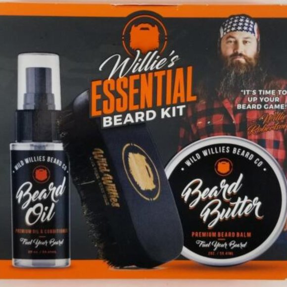 Wild Willies Beard CO Other - Willies Essential Beard Kit Oil, Butter and Brush Brand New Sealed